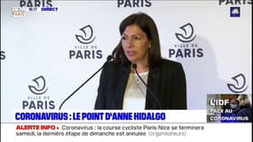 Coronavirus: Anne Hidalgo recommande aux Parisiens de "limiter leurs déplacements au stricte nécessaire" 