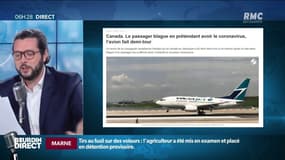 Il fait croire qu'il a le Coronavirus... l'avion fait demi-tour
