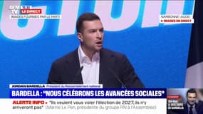 "La France qui travaille a le sentiment d'être sacrifiée", déclare Jordan Bardella 