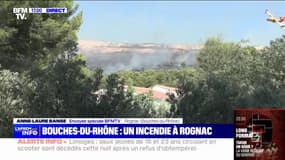 Un incendie se déclare à Rognac, dans les Bouches-du-Rhône