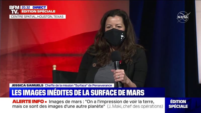 Jessica Samuels, cheffe de la mission "Surface" de Perseverance: "Perseverance poursuit ses activités telles qu'elles ont été prévues"