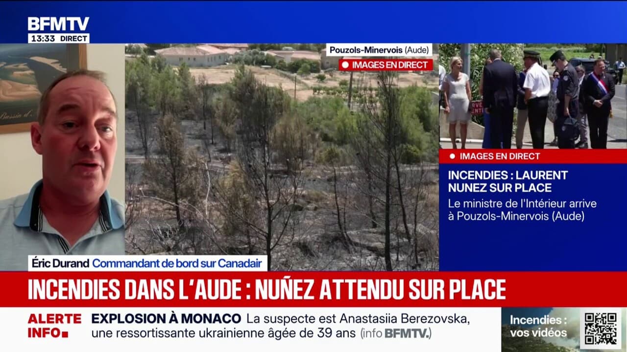 Yangınlar: "Yangın başlangıçları hızlanırsa kaynaklarımız tükenecek" diyor Canadair pilotu Éric Durand
