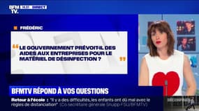 Le gouvernement prévoit-il des aides aux entreprises pour le matériel de désinfection ?