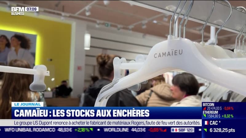 Camaïeu: les stocks aux enchères