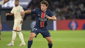 Joao Neves lors de PSG-Montpellier, le 23 août 2024.