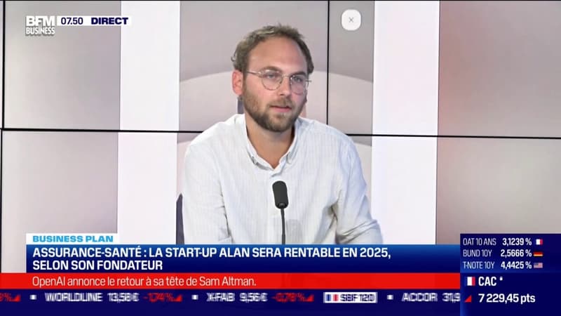 Assurance-santé : la start-up Alan rentable en 2025, selon son fondateur