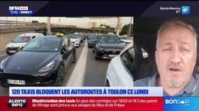 Toulon: 120 taxis bloquent les autoroutes