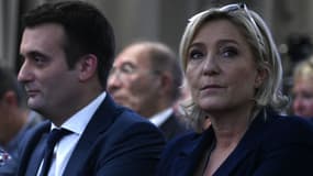 Florian Philippot et Marine Le Pen