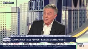 Patrick Bertrand (Medef): Comment les entreprises luttent-elles contre le coronavirus ? - 11/03