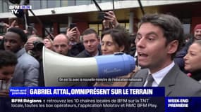 Être omniprésent sur le terrain, l'objectif de Gabriel Attal 