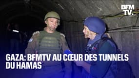 Gaza: BFMTV au cœur des tunnels du Hamas