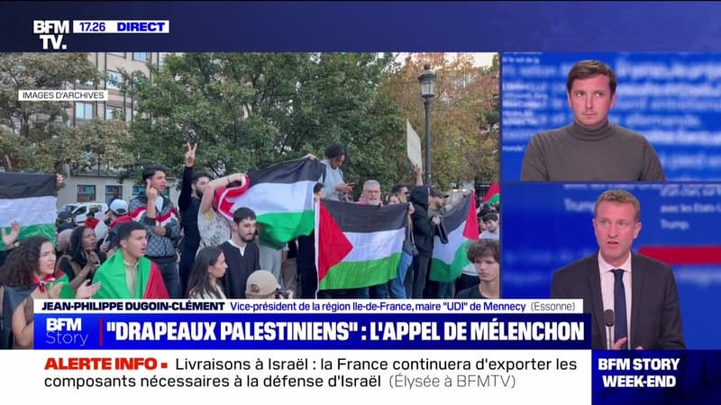 Story 3 : Drapeaux palestiniens, l'appel de Mélenchon - 05/10