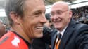 Jonny Wilkinson et Bernard Laporte