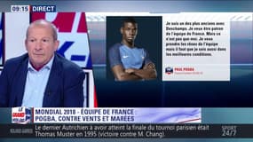 Rolland Courbis se pose une question : "Ce soir, Pogba est mauvais, on le met à la poubelle ? Pogba est bon, on le met capitaine ?" 