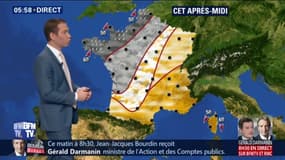 La France sera coupée en deux ce mercredi, avec de la pluie à l'ouest et un ciel dégagé à l'est