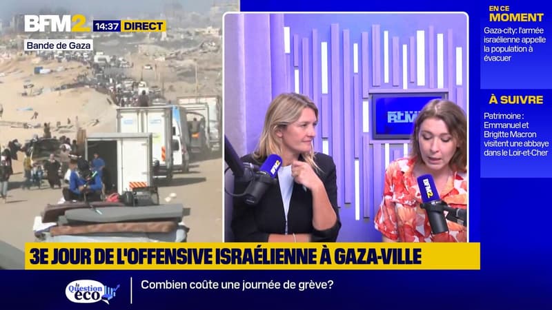 Gaza-ville: 3ème jour d'offensive de l'armée israélienne, situation chaotique sur place pour la populati