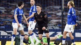 Phil Foden a ouvert le score pour Manchester City à Everton