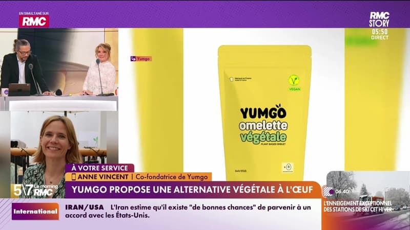 Anne Vincent à votre service : Yumgo propose une alternative végétale à l'œuf - 23/02