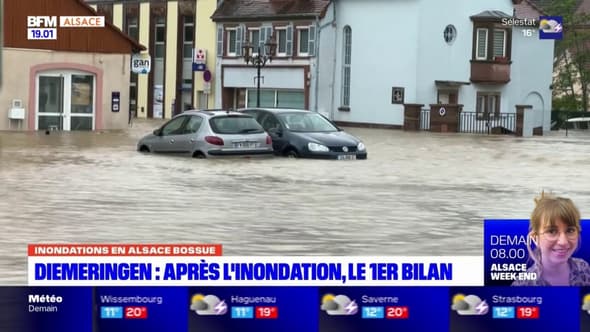 Alsace: après les inondations, 1er bilan à Diemeringen