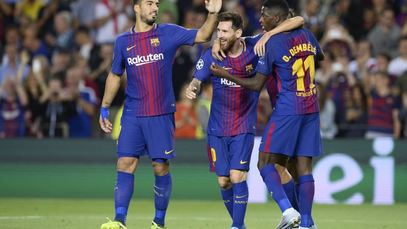 Suarez, Messi et Dembélé