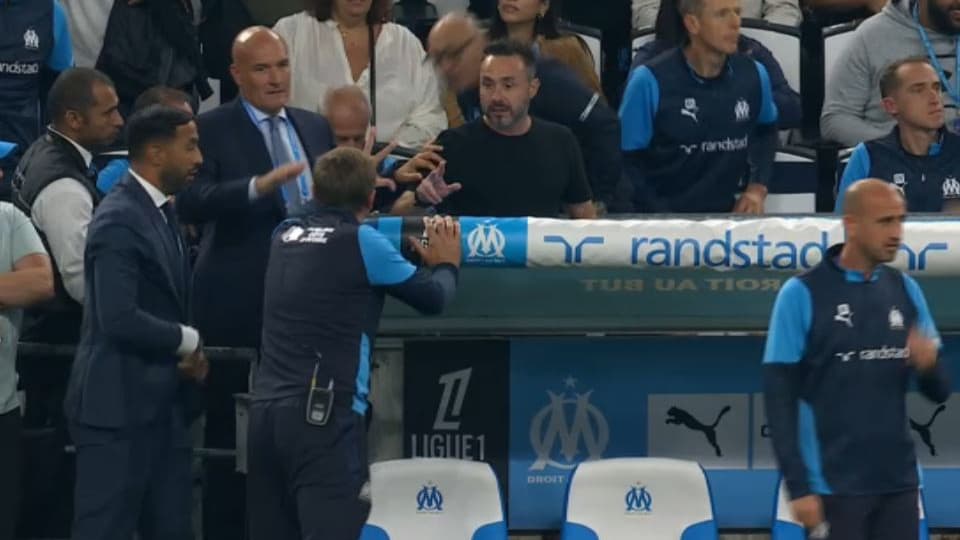 OM-PSG: EXCLU LORS DU CLASSIQUE, ROBERTO DE ZERBI ÉCHAPPE À UNE LOURDE SANCTION