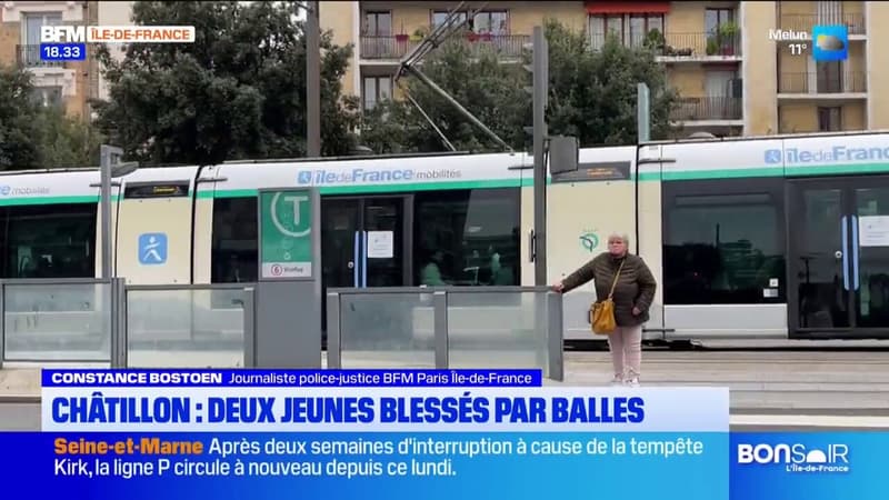 Châtillon: deux jeunes blessés par balle près d'un arrêt de tramway