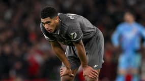 Jude Bellingham désabusé lors du match Arsenal-Real Madrid en Ligue des champions, le 8 avril 2025