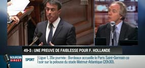 Le parti pris d'Hervé Gattegno: "L'épreuve de force de Manuel Valls est une preuve de faiblesse pour François Hollande" - 11/05