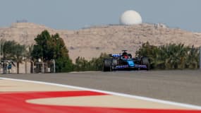Esteban Ocon (Alpine) lors des essais hivernaux de F1, à Bahreïn le 23 février 2024