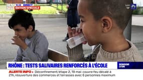 Rhône : tests salivaires renforcés à l'école