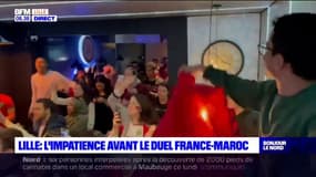 Lille: l'impatience avant le duel France-Maroc