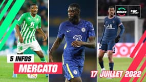 Bakayoko, Kimpembe, Carvalho… Les 5 infos mercato du 17 juillet 2022 (à la mi-journée)