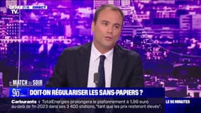 Régularisation des sans papiers: "Cette capacité [de la gauche] à se diviser m'a toujours fasciné", assure Charles Consigny