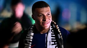 Kylian Mbappé avec le PSG, le 12 mai 2024 