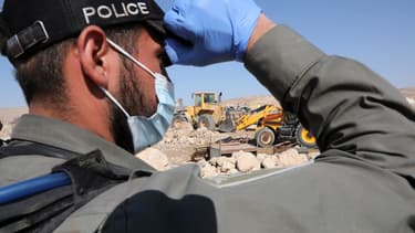 Un officier de la police israélienne.