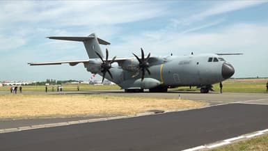 L'avion de transport militaire A400M d'Airbus Defence & Space