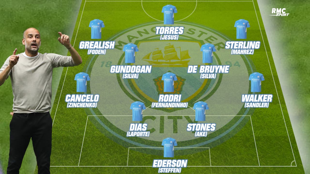 Compo probable : Ederson – Cancelo, Dias, Stones, Walker – Rodri, Gundogan, De Bruyne – Grealish, Torres, Sterling Compo probable : Ederson – Cancelo, Dias, Stones, Walker – Rodri, Gundogan, De Bruyne – Grealish, Torres, Sterling