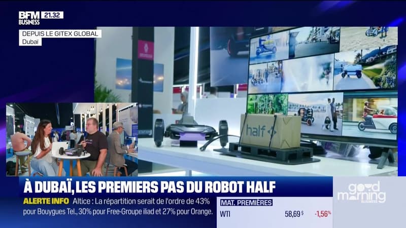 David Carvalho (L2 Concept) : À Dubaï, les premiers pas du robot Half - 14/10