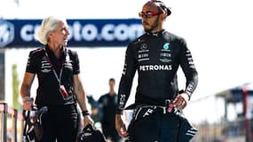 Angela Cullen et Lewis Hamilton.