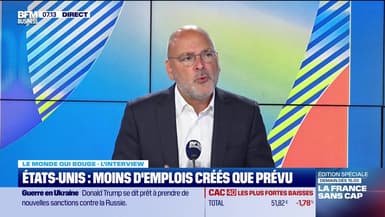 Le monde qui bouge - L'Interview : États-Unis, moins d'emplois créés que prévu - 08/09