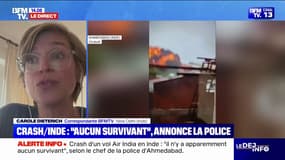 Crash d'avion en Inde: la police affirme qu'il "n'y a apparemment aucun survivant"