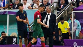 Cristiano Ronaldo faisait déjà grise mine lors de son remplacement contre l'Uruguay