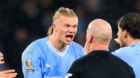 La colère d'Erling Haaland contre l'arbitre du match Manchester City-Tottenham