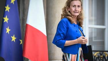 La garde des Sceaux Nicole Belloubet, le 31 août 2018 à l'Elysée à Paris.