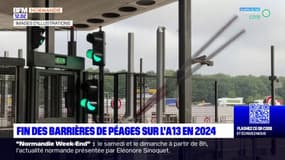 Normandie: fin des barrières de péages sur l'A13 en 2024