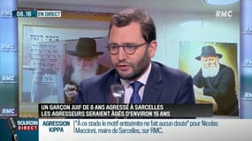 Agression antisémite d'un enfant à Sarcelles: "Ils lui ont fait un croche-patte et frappé au sol", décrit le maire