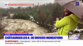 Inondations dans les Hautes-Alpes: Châteauroux-les-Alpes aussi touchée