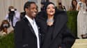 La superstar Rihanna et le rappeur A$AP Rocky le 14 septembre 2021 au Met Gala