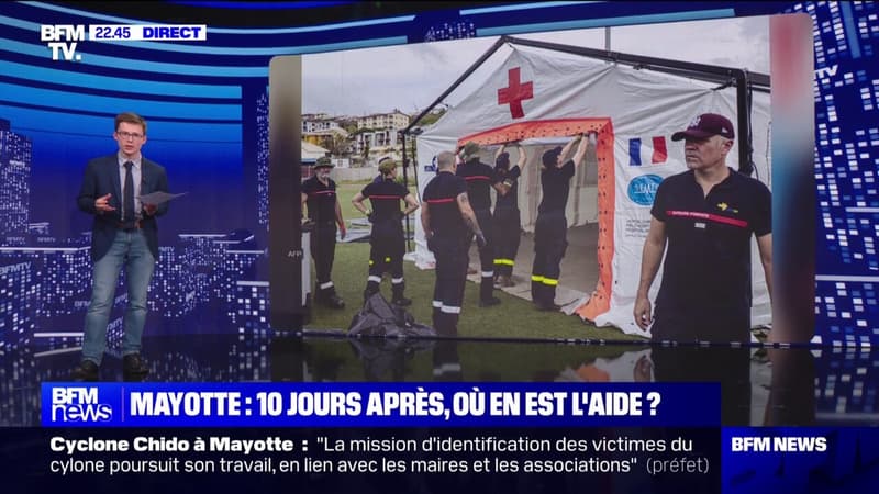 10 jours après le passage du cyclone Chido à Mayotte, où en est l'aide?