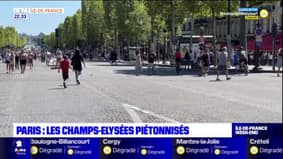 Paris: les Champs-Elysées piétonnisés le temps d'un dimanche